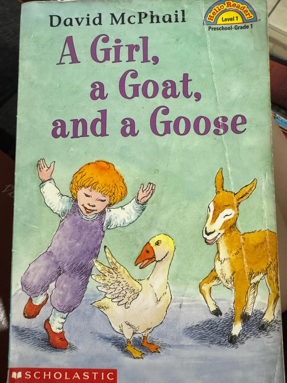 BUNDLE of 2- Scholastic Yellow Hat & Polka-Dot Dress Puppy Picture Book